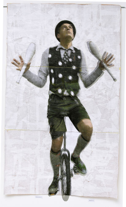 Juggler - a Paint Artowrk by Zoran Mišić